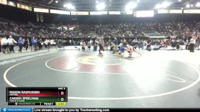 5A 182 lbs Cons. Round 2 - Mason Rasmussen, Owyhee vs Carsen Speelman, Coeur D Alene