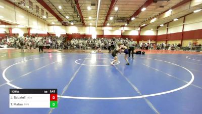 106 lbs Round Of 16 - Jack Sabatelli, Iron Faith Wrestling vs Thomas Matias, Shoreham-Wading River