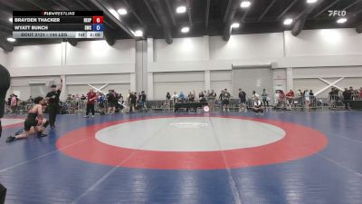 144 lbs Champ. Rd Of 32 - Brayden Thacker, REALITY SPORTS vs Wyatt Bunch, Storm Wrestling Center