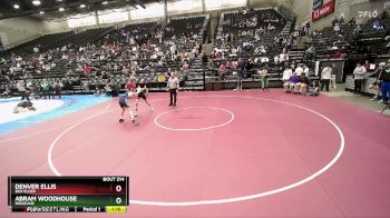 123 lbs Champ. Round 2 - Abram Woodhouse, Ridgeline vs Denver Ellis, Box Elder