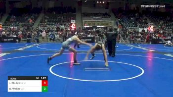 130 lbs Quarterfinal - Lincoln Shulaw, CP Wrestling Academy vs Wesley Weller, Mat Assassins WC