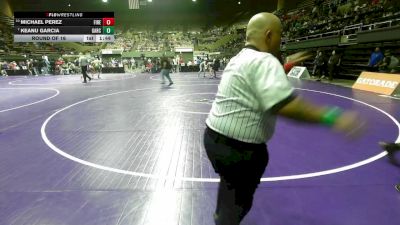 159 lbs Round Of 16 - Michael Perez, Firebaugh vs Keanu Garcia, Garces Memorial