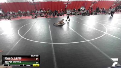 67 lbs Quarterfinal - Bradley Rupiper, X-Factor Elite Wrestling vs Cooper Whiting, Illinois