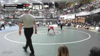 145 lbs 5th Place Match - Karper Franklin, Smith Center HS vs Jacqalyn Parde, Belleville-Republic County HS