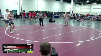 106 lbs Round 7 (8 Team) - Eli Gabrielson, Team Diamond Fish Pink vs Daemen Duemmel, Team STL Orange