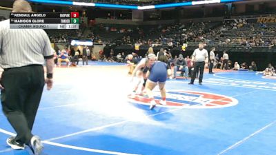 190 Class 2 lbs Champ. Round 1 - Kendall Angelo, Oak Park vs Madison Glore, Timberland