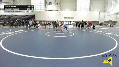 144 lbs 3rd Place Match - Vincenzo Rubino, Dolgeville Youth Wrestling Club vs Jake Sobylak, Shaker Youth Wrestling