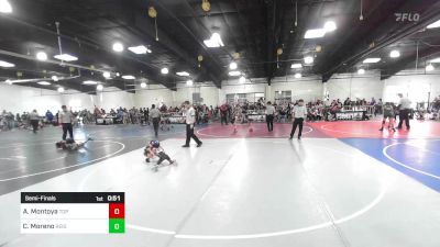 46 lbs Semifinal - Asher Montoya, Top Rank vs Christopher Moreno, Reign WC