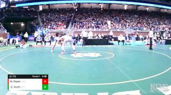 D1-175 lbs 1st Place Match - Dylan Scott, Waterford Kettering HS vs Micah Roper, Oxford HS
