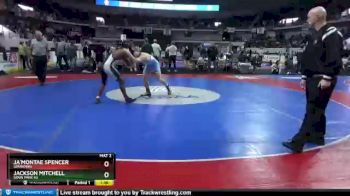 7 lbs Quarterfinal - Ja`montae Spencer, Sparkman vs Jackson Mitchell, Spain Park Hs