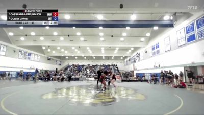 145 lbs Semifinal - Cassandra Freundlich, University Nevada Las Vegas vs Olivia Davis, Unattached