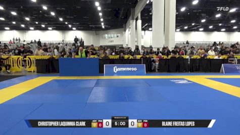 Blaine Freitas Lopes vs Christopher Laquinnia Clark 2025 World IBJJF Jiu-Jitsu No-Gi Championship