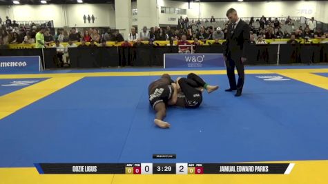 Jamual Edward Parks vs Oozie Ligus 2025 World IBJJF Jiu-Jitsu No-Gi Championship
