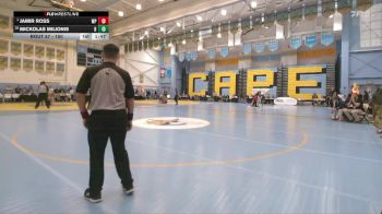 150 lbs Champ. Round 1 - Jamir Ross, William Penn H.S. vs Mickolas Milionis, Brandywine