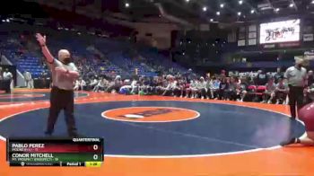 182 lbs Quarterfinals (8 Team) - Pablo Perez, Moline (H.S.) vs Conor Mitchell, Mt. Prospect (Prospect)