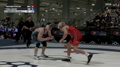 74 kg Champ. Rd Of 64 - Matthew Staples, Midwest Regional Training Center vs Ryan Lawler, Pennsylvania