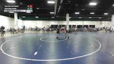 85 lbs Quarterfinal - Walker Hoffman, PA vs Grayden Paris, PA
