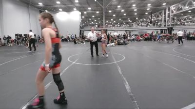 95 lbs Round 2 - Brooklyn Henry, PA West Black vs Zoey Hernandez, Venom Girls WC