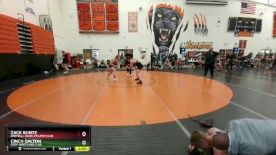 190 lbs Round 1 - Cinch Dalton, Cody Wrestling Club vs Zack Kuntz, Greybull Basin Athletic Club