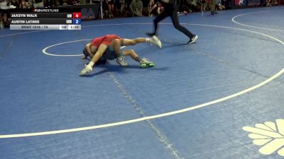 74 lbs Cons. Rd Of 16 - Jaxsyn Walk, Immortal Athletics WC vs Austin Latinis, Gold Rush Wrestling