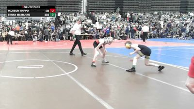 72-J lbs Round Of 32 - Jackson Rappo, Central Bucks K-8 vs Ethan McMahan, All I See Is Gold Academy