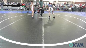 90 lbs Rr Rnd 3 - Treysen Lopez Theriot, Elgin Wrestling vs Ethan Austin, Texas Select Wrestling