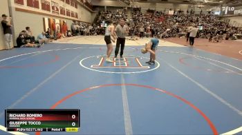 126 lbs Champ. Round 3 - Giuseppe Tocco, Horizon vs Richard Romero, Marana High School