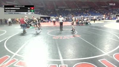 4A Boys 157 lbs Cons. Round 2 - Josh Berry, Junction City Boys vs Lucas Robertson, Tillamook Boys