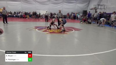 90 lbs Quarterfinal - Ashton Moyer, Altoona vs Kodryk Flickinger, New Oxford