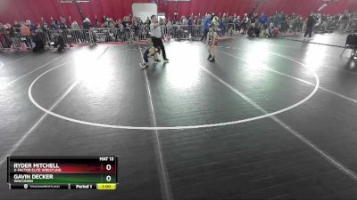 77 lbs Champ. Round 1 - Gavin Decker, Wisconsin vs Ryder Mitchell, X-Factor Elite Wrestling