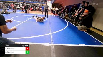 60 lbs Quarterfinal - Easton Miller, Sperry Wrestling Club vs Bohdi Scott, Salina Wrestling Club