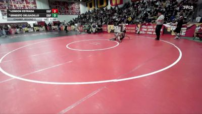 106 lbs Champ. Round 2 - London Estrada, Chaparral vs Ernesto Delgadillo, Chaparral