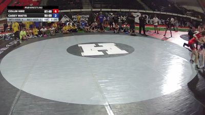 132 lbs Collin Hire, Montana 1 HS Boys vs Casey Watts, Washington 1 HS Boys