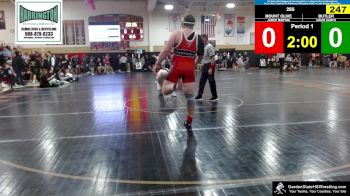 285 lbs Quarterfinal - David Santo, Butler vs Jared Martini, Mount Olive