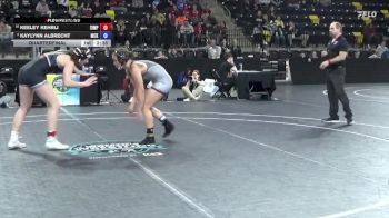 160 lbs Quarterfinal - Keeley Kehrli, Simpson vs Kaylynn Albrecht, McKendree University