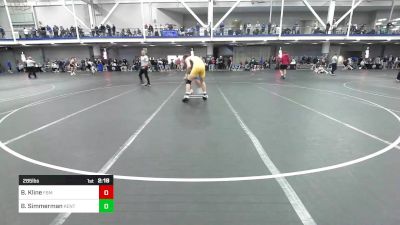 285 lbs Round Of 32 - Brody Kline, F&M vs Brenttan Simmerman, Kent State