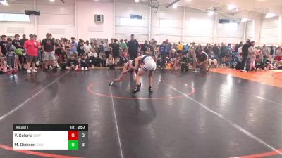 102 lbs Round 1 - Vinny Soloria, Death Squad Green vs Marcus Dickson, Ragin Raisins Concord