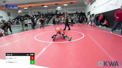 67 lbs Rr Rnd 3 - Drake Lear, Fort Gibson Youth Wrestling vs Luke Olsen, Mojo Grappling Academy