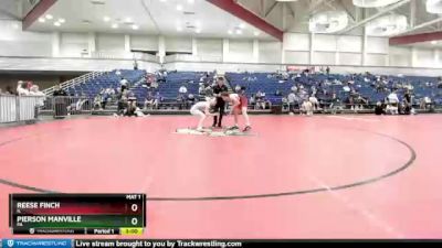 145 lbs Semifinal - Reese Finch, IL vs Pierson Manville, PA