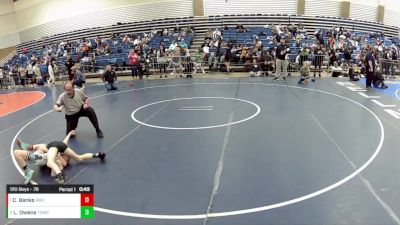 12U Boys - 78 lbs Cons. Round 2 - Landon Owens, Team Donahoe Wrestling Club vs Carson Banks, Rochester Wrestling Club