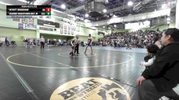 215 lbs 5th Place Match - Jhamed Babatunde-Bey Jr, GRANADA HILLS vs Wyatt Bingham, BIRMINGHAM