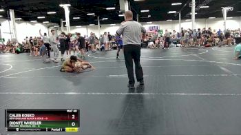 106 lbs Round 4 (8 Team) - Dionte Wheeler, Pocono Regional WC vs Caleb Kosko, New England Black & Gold