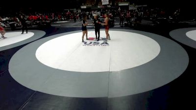 170 lbs Emmyjane Bragg, SDIKWA - San Diego-Imperial Kids Wrestling Association vs Hanna Morales, OCWA - Orange County Wrestling Association