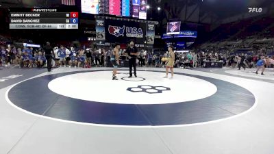 144 lbs Cons. Sub-rd Of 64 - Emmitt Becker, WI vs David Sanchez, CA