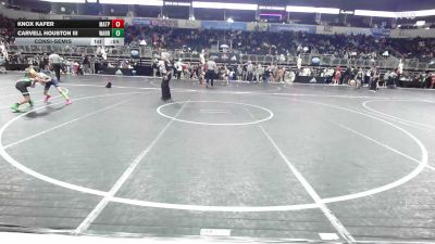 55 lbs Consolation - Knox Kafer, Matpac Wrestling-ND vs Carvell Houston III, Warriors