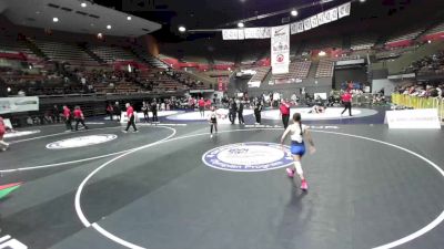 105 lbs Quarters - Valeria Rodriguez vs Flora Urue Morales, Woodlake High School Wrestling