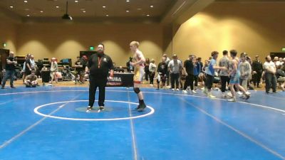 150 lbs Champ. Rd Of 16 - Collier Hartman, Mac Wrestling Club vs Alfredo Bermudez, Basement Rats