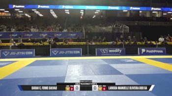 Larissa Manuelle Oliveira Dos Sa vs Sarah C. Firme Galvao 2026 Pan Jiu Jitsu IBJJF Championship