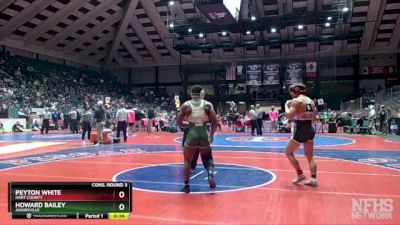 3A-157 lbs Cons. Round 3 - Howard Bailey, Adairsville vs Peyton White, Hart County