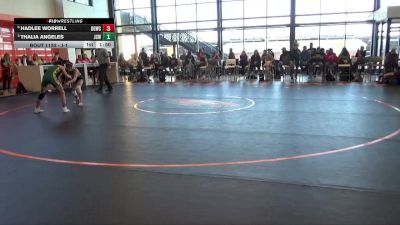 J-1 lbs Quarterfinal - Thalia Angeles, Jr Cougar Wrestling vs Hadlee Worrell, Big Game Wrestling Club